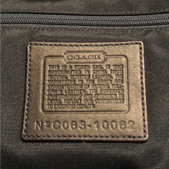 Coach Mia Denim Blue Soho Leather Shoulder Bag/Hobo w/Embellishments 10062 - Picture 6 of 7